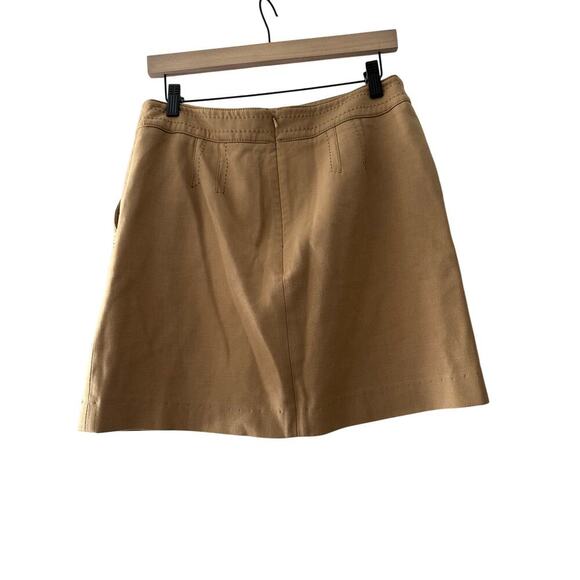 Anne Taylor LOFT Khaki Mini Skirt, size 4 - Picture 2 of 4